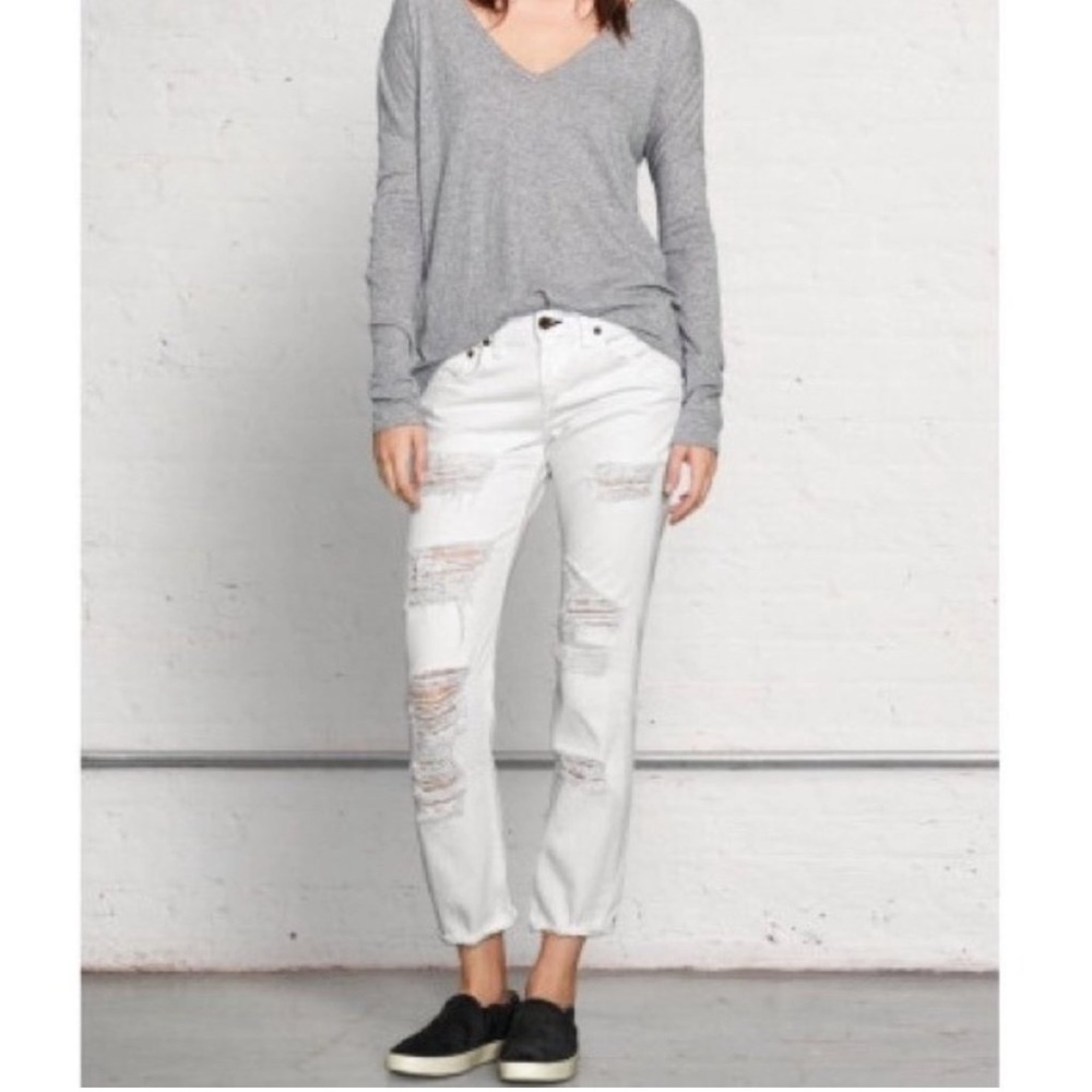 RAG & BONE Boyfriend Jean in Rebel White